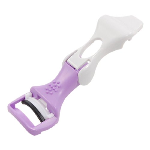 FURLOU Lady White Purple Kunststoff-Wimpernzange mit klappbarem Griff (Modell: D03 460 E42 5F2 662) Wimpernzange