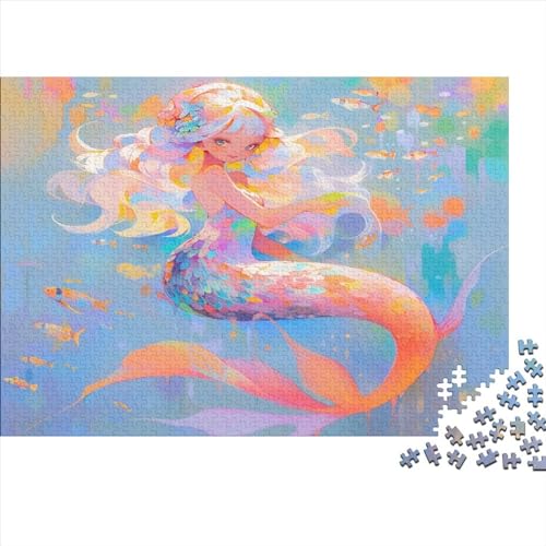 Puzzle, 500 Puzzleteile Im Adventskalender 2023, Geschenke Für Jungen, Mädchen, Familie Und Freunde Zu Weihnachten(Meerjungfrauenschwanz)