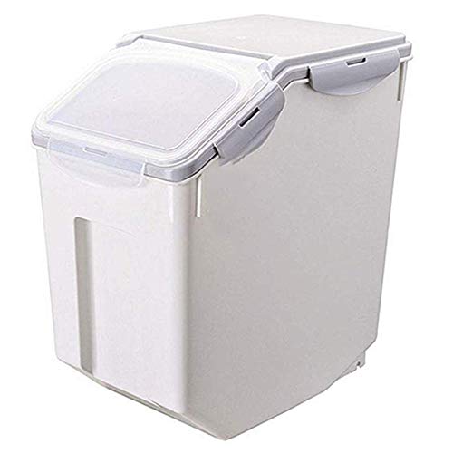Wisboey 1 Packung FeuchtigkeitsbestäNdige Versiegelte Reisbox ReisvorratsbehäLter mit RäDern Dichtungsverschlussdeckel PP