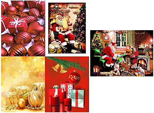 K&B Vertrieb Geschenktüten Medium (Mittel) Weihnachtstasche Weihnachtsbeutel Beutel Geschenktaschen Weihnachten 821 (48 Stück)
