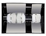 Exo Terra Compact Top, Terrarienabdeckung, Mittel, für 3 Lampe, mit Reflektor, 60 x 9 x 20cm, Fassung E27, 1 Stück (1er Pack)
