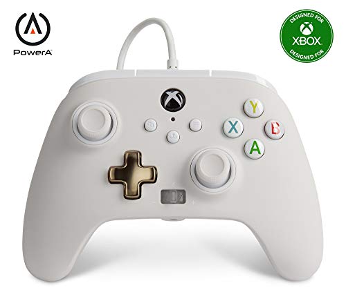 Verbesserter kabelgebundener PowerA-Controller für Xbox – Mist Gamepad, kabelgebundener Videospiel-Controller, Gaming-Controller, Xbox Series X|S