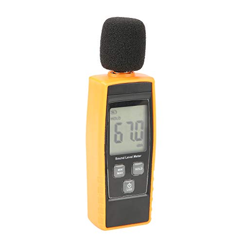 Dezibel-Messgerät/Geräuschprüfgerät, misst den Schallpegel von 30 dB bis ~ 130 dB, für Heimkino-Setup, Einhaltung von Gesundheits- und Sicherheitsbestimmungen, Fahrzeuggeräuschprüfung