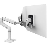 Ergotron LX Dual Direct Monitorarm, Tischhalterung (weiß)
