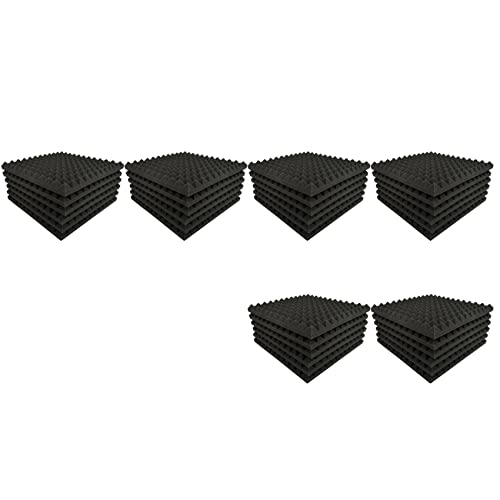 ZHIZAIHU Schall Schutz Schaumstoff Polster Behandlungs Platte mit 72 Packung Pyramiden Form für Bass Isolierung