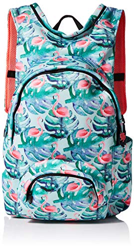 MorikukkoMorikukko Hooded Backpack Basic FlamingoUnisex-ErwachseneRucksackMehrfarbig (Basic Flamingo)33x8x40 Centimeters (W x H x L)