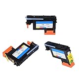 Hochwertiger Druckkopf für HP72 T1100 T1200 T610 T790 Series Printer Replacement Accessories(Schwarz gelb + grau schwarz + rot blau)