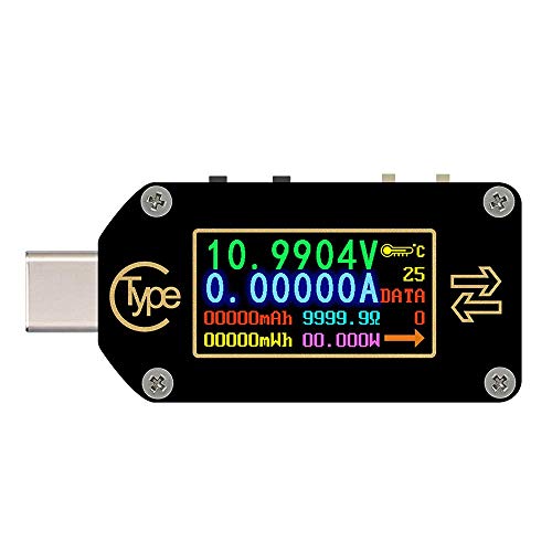 DollaTek TC66 Typ C PD-Trigger USB-Spannungsamperemeter Kapazitätsmesser 2-Wege-Messung Ladegerät Akku APP PC USB-Tester