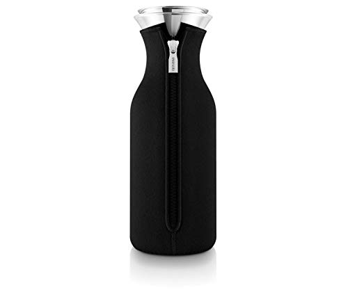 EVA SOLO Tropfrei Kühlschrankkaraffe mit Anzug Black Woven 1.0 l