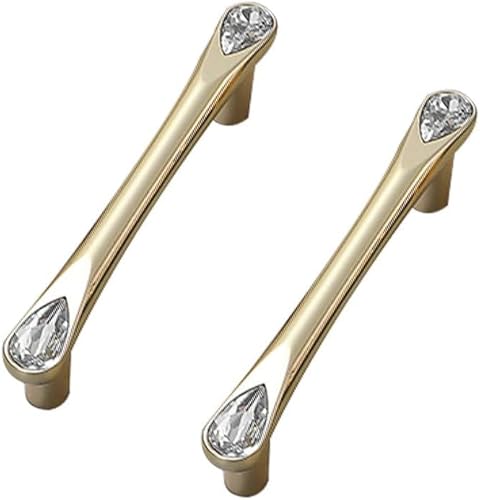 Knöpfe, Schrankknöpfe, Kristall-Schrankknöpfe, Kristall-Schubladenknöpfe, Kommodenknöpfe, 2/5 Stück, modischer Diamant-Kristall-Türknauf, Schrank, Küche, Kleiderschrank, Schrank, Zuggriff, Türgriff fo