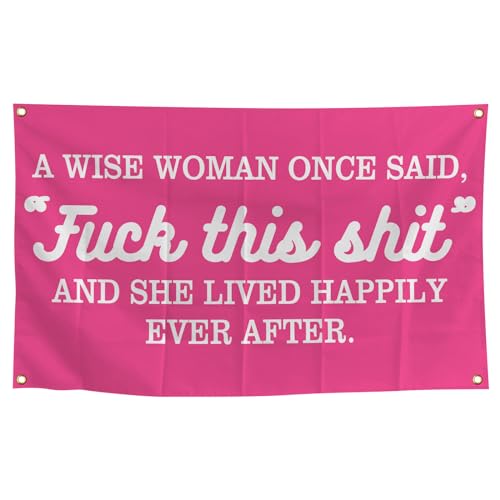 Wise Woman Said Live Life to the Fullest Inspirational Home Decor 90 x 152 cm