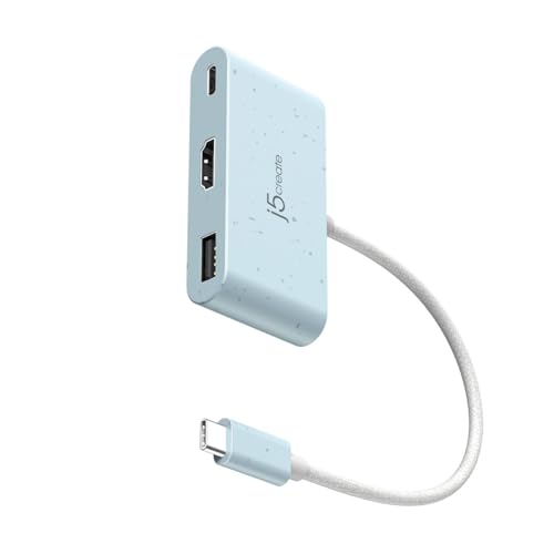 J5CREATE ECO-FRIENDLY USB-C TO HDMI USB TYPE-A WITH POWER DELIVERY (JCA379EC-N)