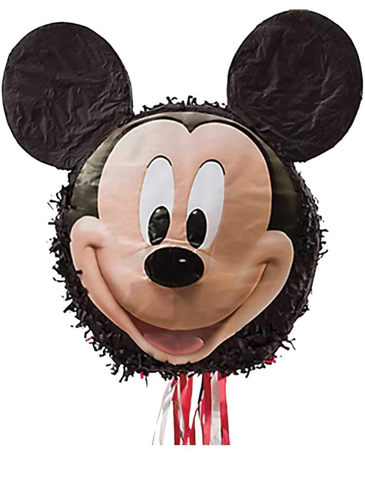 (BOX20) (Dino2) Pull Pinata - Mickey Mouse Head