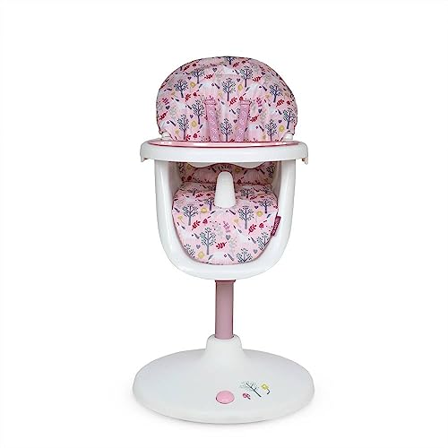 Cosatto 3 Sixti Highchair – Height Adjustable, Swivel, Removable Tray, From 6 months to Toddler, Perfect for Weaning & Feeding (Unicorn Garden)