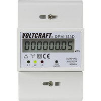 VOLTCRAFT Drehstromzähler digital 100 A MID-konform: Nein VOLTCRAFT (DPM-314D)