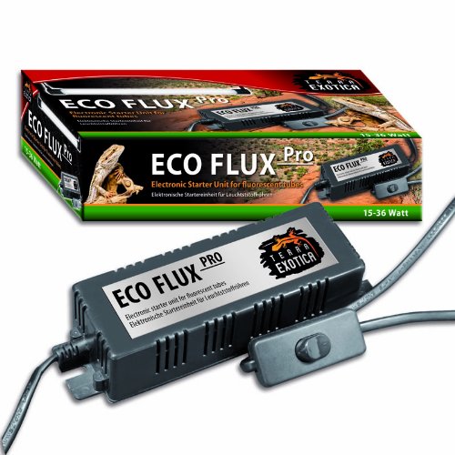 Terra Exotica Eco Flux Pro / 15-36 Watt, elektronisches Vorschaltgerät für alle handelsüblichen T8 Leuchtstoffröhren bis 40 Watt