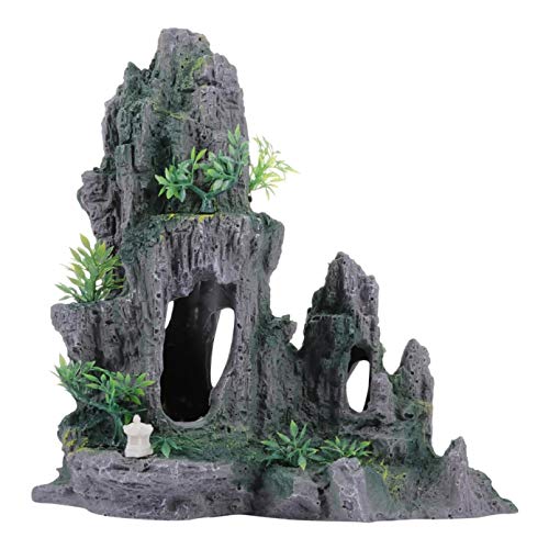 LUOXUEFEI Künstliche Imitation Rock Landscape Adornment Dekorationen Ornament Für Aquarium Mountain View