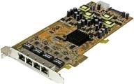 StarTech.com 4 Port Gigabit PoE PCIe Network Card - PSE PCI Express NIC - Netzwerkadapter - PCI Express x4 - Gigabit Ethernet x 4 (ST4000PEXPSE) - Sonderposten