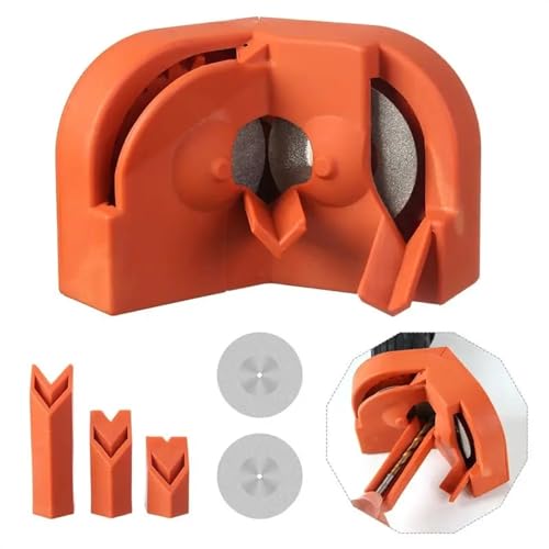 Mehrzweck-Bohrerschärfer Mehrzweck-Bohrerschärfer Werkzeug Schärfwerkzeug Mit Hoher Härte For Hartmetall (Color : Orange)