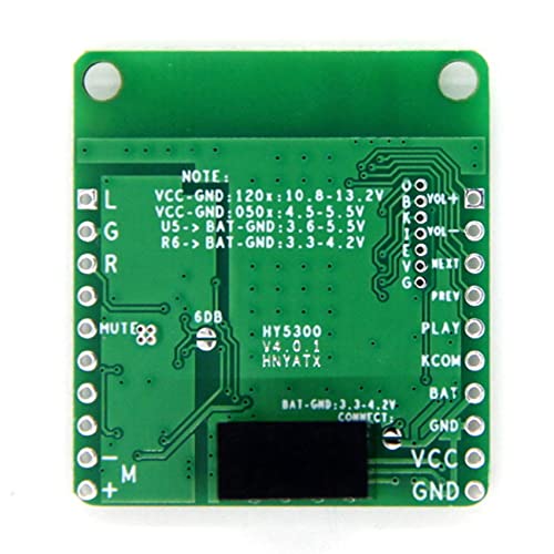 SIDNEY QCC3008 APTXLL Empfängerplatine Modul HiFi Bluetooth 5.0 TWS Audio Auto Bluetooth Empfänger Board (mit DC-Isolierung, 5 V)
