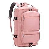 Gym Bag for Women and Men Sports Duffle Bag Travel Backpack Weekender Overnight Bag with Shoes Compartment Gym Duffel Backpack for Men