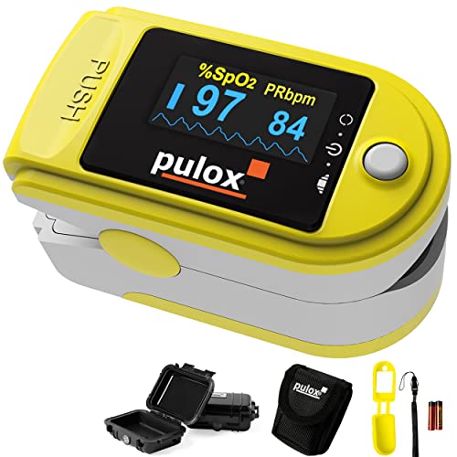 Pulsoximeter PULOX PO-200 mit OLED-Anzeige * Farbe: gelb * PZN:3314928