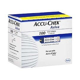 Exp 1 Year or More Accu-chek Aviva Plus Glucose Test Strips - 100 Test Strips (2 Boxes of 50) by Aviva