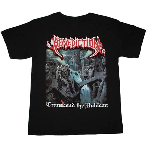 Benediction Transcend The Rubicon Dismember Death Metal New Black T-Shirt XXL