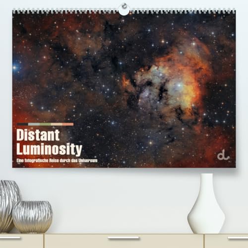 Distant Luminosity: Eine fotografische Reise durch das Universum (hochwertiger Premium Wandkalender 2024 DIN A2 quer), Kunstdruck in Hochglanz