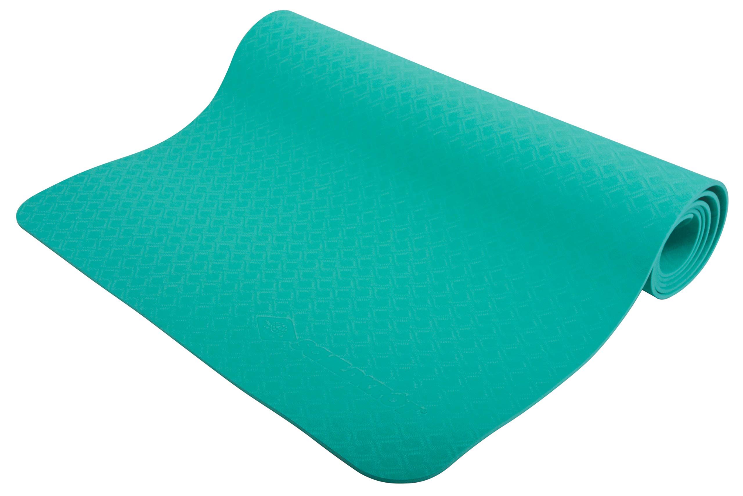 Schildkröt Unisex – Erwachsene Yogamatte TPE, Grün, 960168, 180 x 61cm