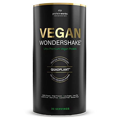 Vegan Wondershake | Veganer Protein Shake | Super Cremig, Toller Geschmack | THE PROTEIN WORKS | 30 Portionen | Cookies & Cream, 750g