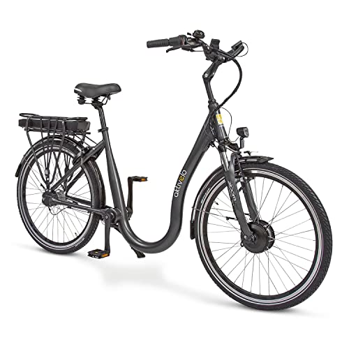 aktivelo Elektrofahrrad, Alu Tiefeinsteiger City E-Bike 26 Zoll, Shimano 7 Gang Nexus Nabenschaltung, Abnehmbar 36V 14,5Ah 522Wh Akku, 25 km/h bis 110 km, für Damen und Herren