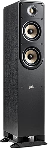 Polk Audio Signature Elite ES50 hochauflösender HiFi Standlautsprecher fürs Heimkino, Hi-Res Zertifiziert, kompatibel mit Dolby Atmos und DTS:X (Stück)