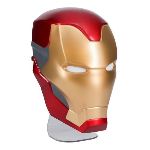 Paladone Iron Man Maske Licht, freistehend oder zur Wandmontage geeignet, 22 cm (8,7") hoch, Marvel Merchandise