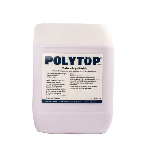 Polytop Motor-Top-Finish Versiegelung Pflege und Schutz Motorwachs Motorlack Konservierung von Motorräumen 10 L