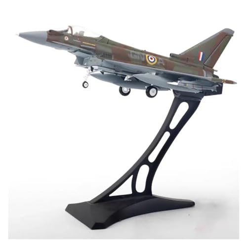 SBTRKT Flugzeug Spielzeug Maßstab 1:72, JC Wings British Typhoon EF-2000 Eurofighter Air Battle, 75-jähriges Jubiläum, Legierungs-Flugzeugmodell-Sammlungsspielzeug