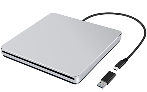 Externes CD DVD Laufwerk NOLYTH USB3.0 CD DVD Player Brenner Brenner für Laptop / MacBook / Windows / PC