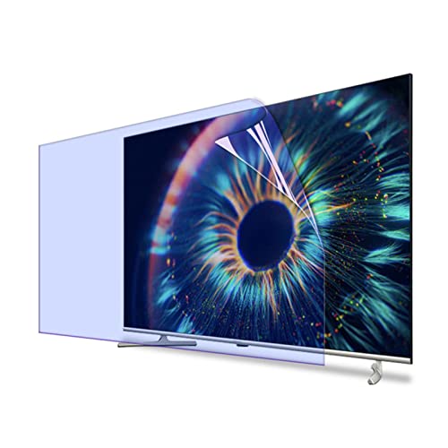 AWSAD 32-75 Zoll Displayschutzfolie für Den Fernseher Kratzfest Blaue Filterfolie Antireflexionsschirm für Den Fernseher Kurzsichtigkeit Verhindern (Color : Matte Version, Size : 32 inch 698X392mm)