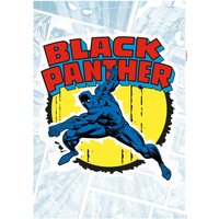 Komar Deko-Sticker Black Panther Classic 50 x 70 cm