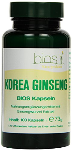 Bios Korea Ginseng, 100 Kapseln, 1er Pack (1 x 73 g)