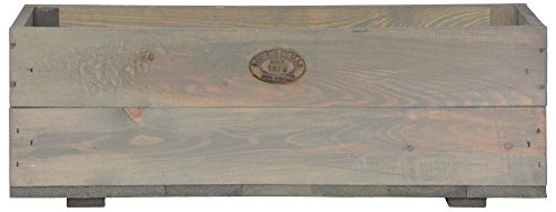 Esschert Design Pflanzkasten, 63 x 21 x 21 cm, aus Holz, Holzkasten, Pflanzbox, Holzbox, Blumenkasten