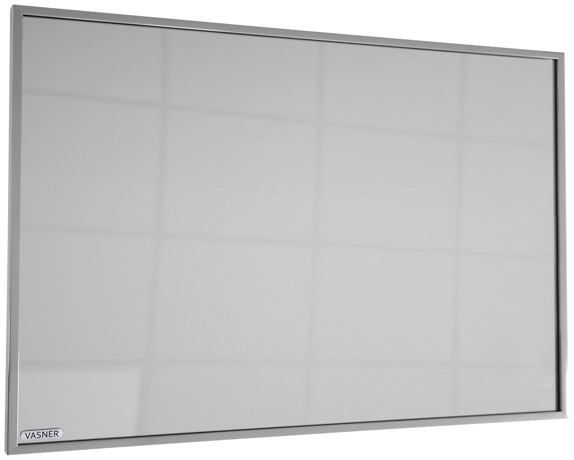 Vasner Spiegel-Infrarotheizung Zipris S 900 W 60 cm x 140 cm Titanrahmen