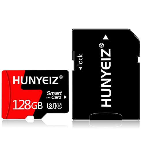 128 GB Micro-SD-Karte mit einem SD-Kartenadapter, Klasse 10, High-Speed-Micro-SD-Speicherkarte/SD-Speicherkarten für Kamera, Handy, Computer, Tablet, Drohne