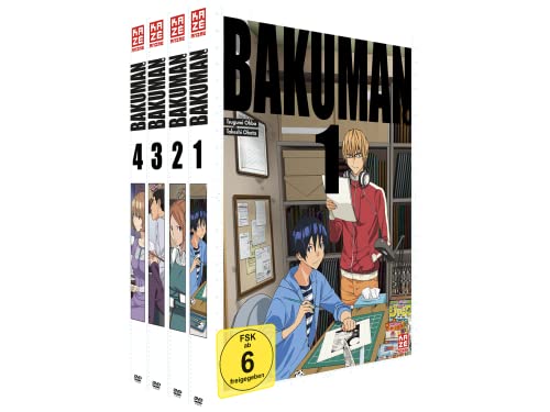 Bakuman - Staffel 1 - Gesamtausgabe - Bundle - Vol. 1-4 - [DVD]