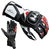 PROANTI Motorradhandschuhe Racing Pro Motorrad Handschuhe - Größe L