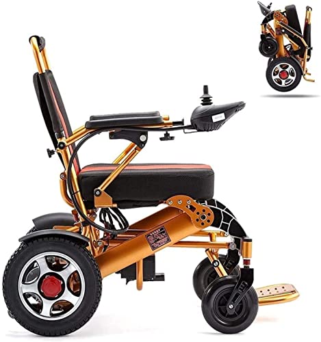 Rollstuhl, zusammenklappbarer Elektrorollstuhl, leichter Rollstuhl, All-Terrain-Power-Scooter, Dual-Motor-Power-Stuhl für alle Altersgruppen, Behinderte, Querschnittslähmung