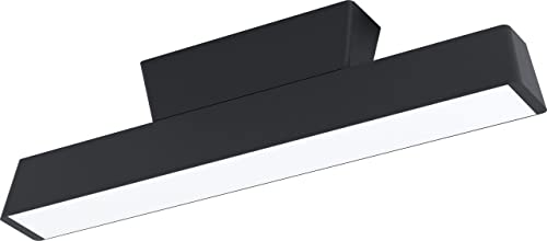 Eglo LED CCT Deckenleuchte Simolaris-Z 47x5,5cm schwarz, RGB, Smart Home connect.Z