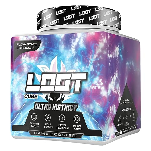 LOOT® - Game Booster | 40 Servings (400g) mit Koffein | Konzentration - Ausdauer - Reaktionsfähigkeit | Energy Drink (Ultra Instinct)