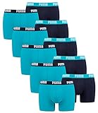 PUMA 10 er Pack Boxer Boxershorts Men Herren Unterhose Pant Unterwäsche, Farbe:796 - Aqua/Blue, Bekleidungsgröße:XXL