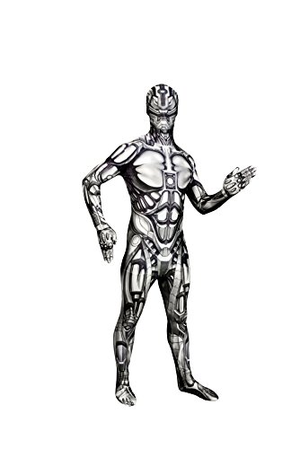 Morphsuits Roboter Kostüm für Erwachsene, Monster Verkleidung, Halloween und Karneval - XXL